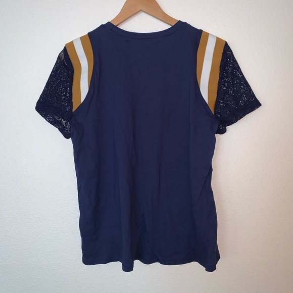 Rebellious One (Size XLJ) Blue Short Sleeve Tee - Picture 2 of 3